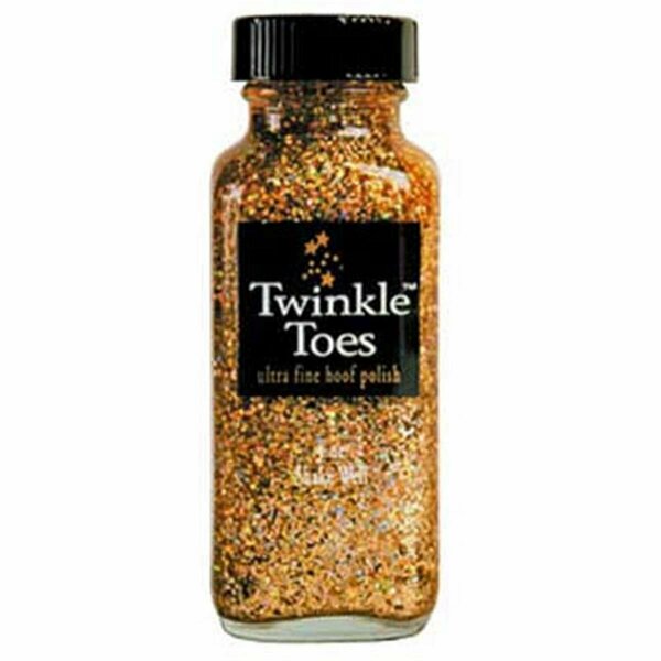 Twinkle Glitter Products TP0515 4 oz Toes Hoof Polish, Gold 1295-GD
